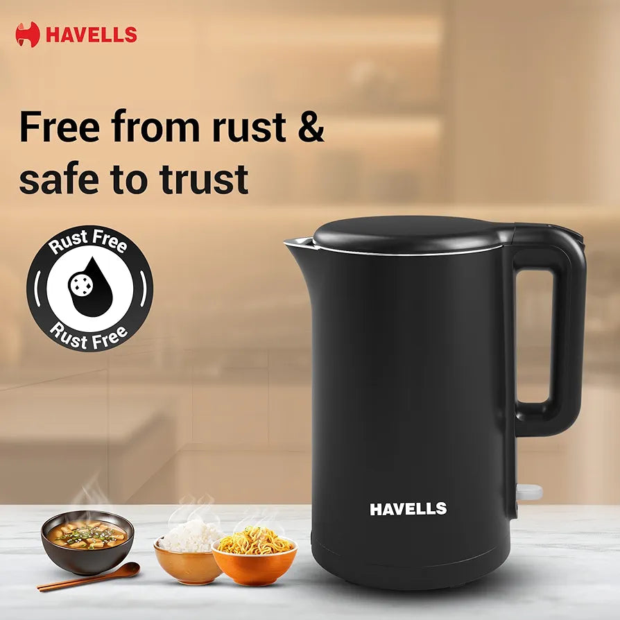 HV KETTLE 1.5LTR CARO 1250W BLK
