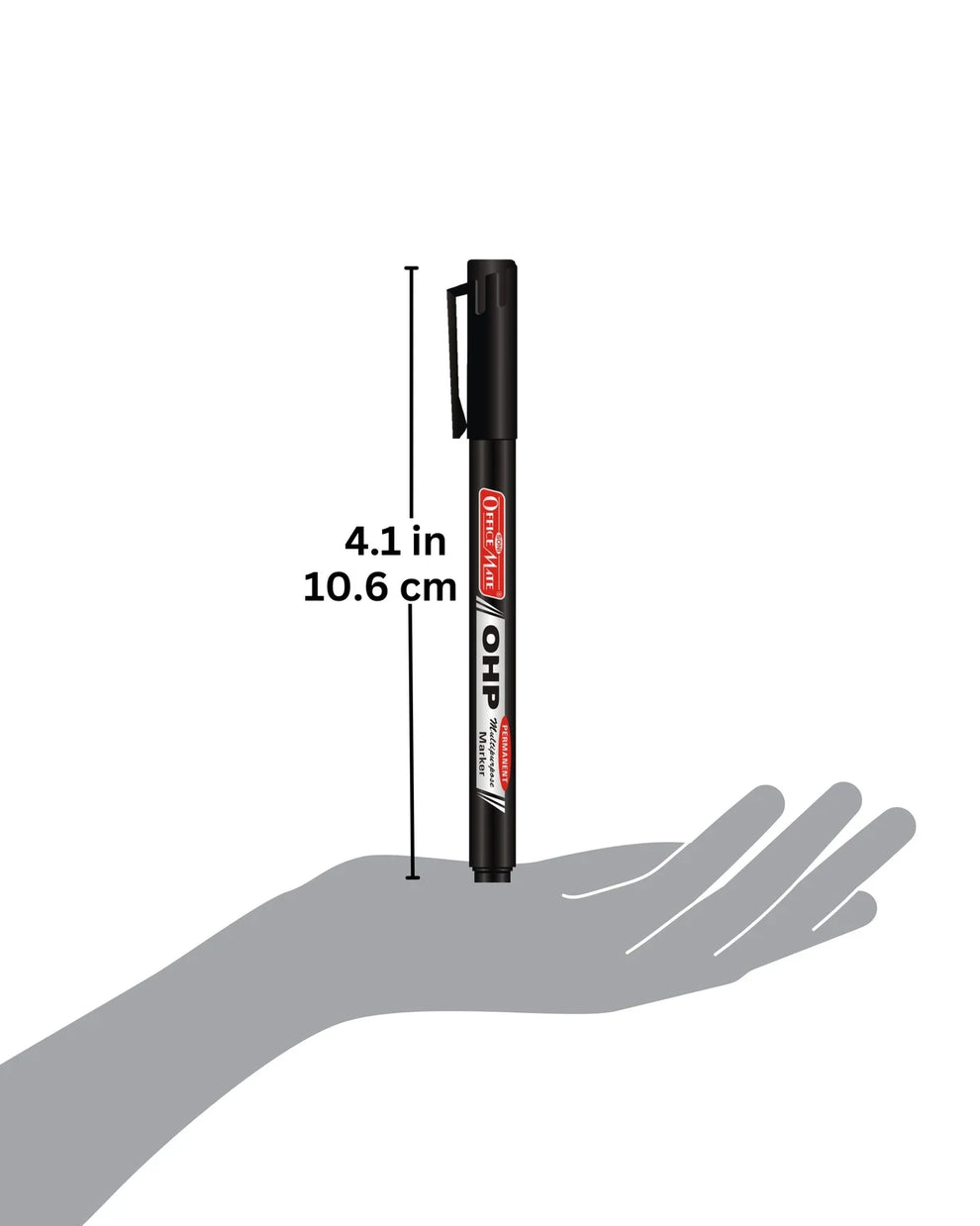 OFFICE MATE CD/DVD MARKER PEN BLACK