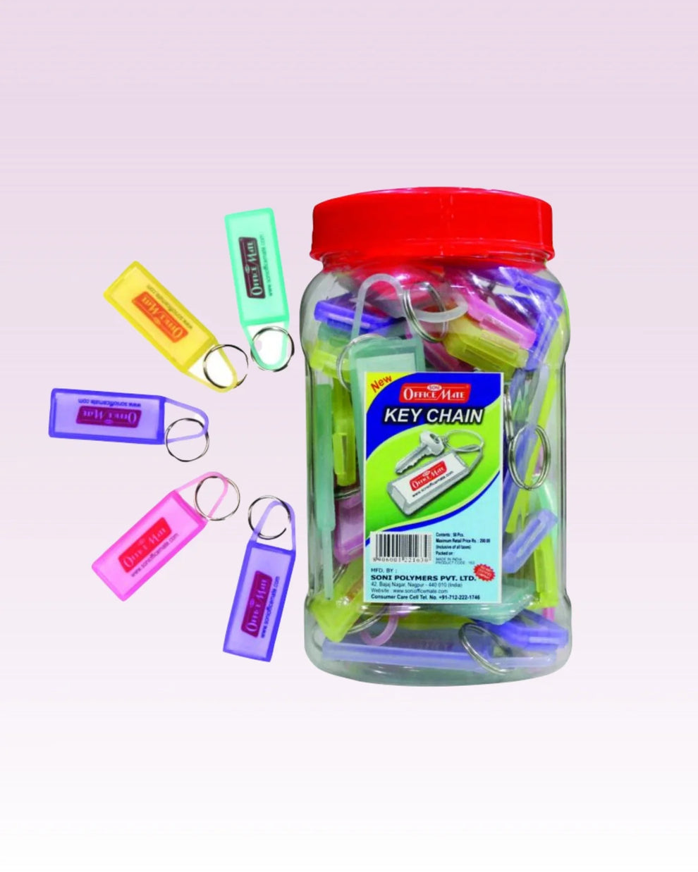 OFFICE MATE KEY CHAIN JAR