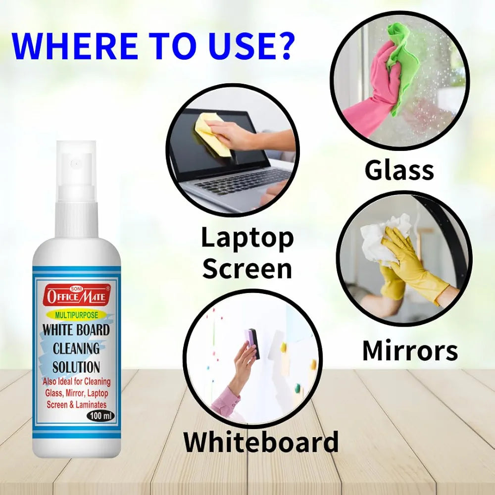 OFFICE MATE WHITE BOARD CLEANING SOLUTION