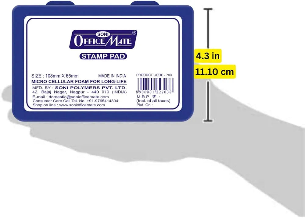 OFFICE MATE STAMP PAD VIOLET