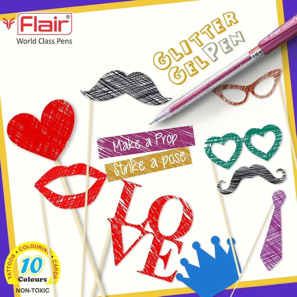 FLAIR GILLTER SPARKLE GEL PEN