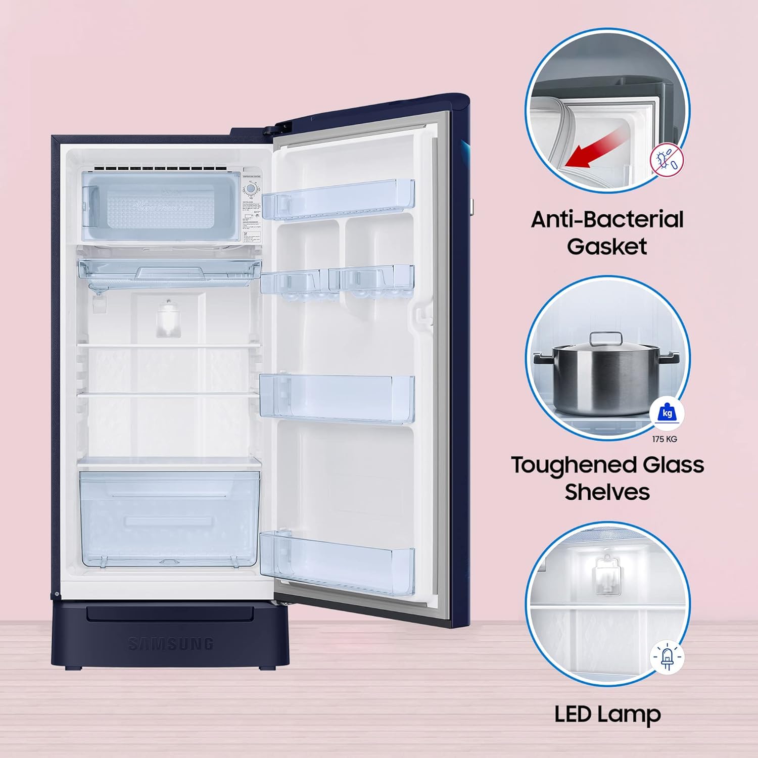 SAMSUNG FRIDGE DC-RR21C2H25UZ
