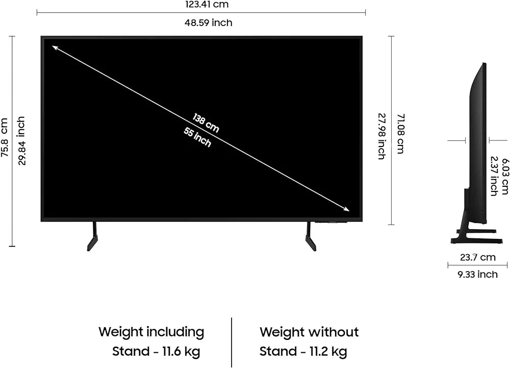 SAMSUNG TV 55CU7700 UHD-SMART