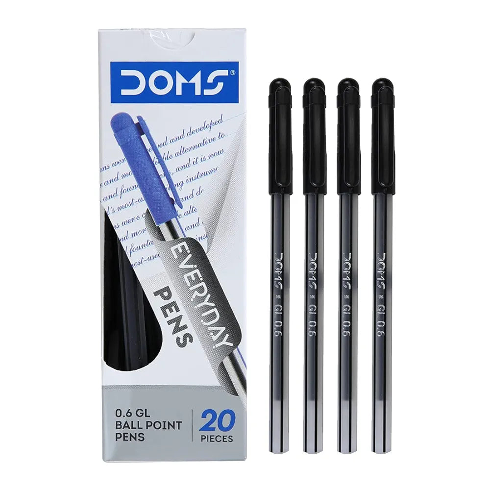 DOMS PEN 3458 BLK 0.6MM GEL PEN