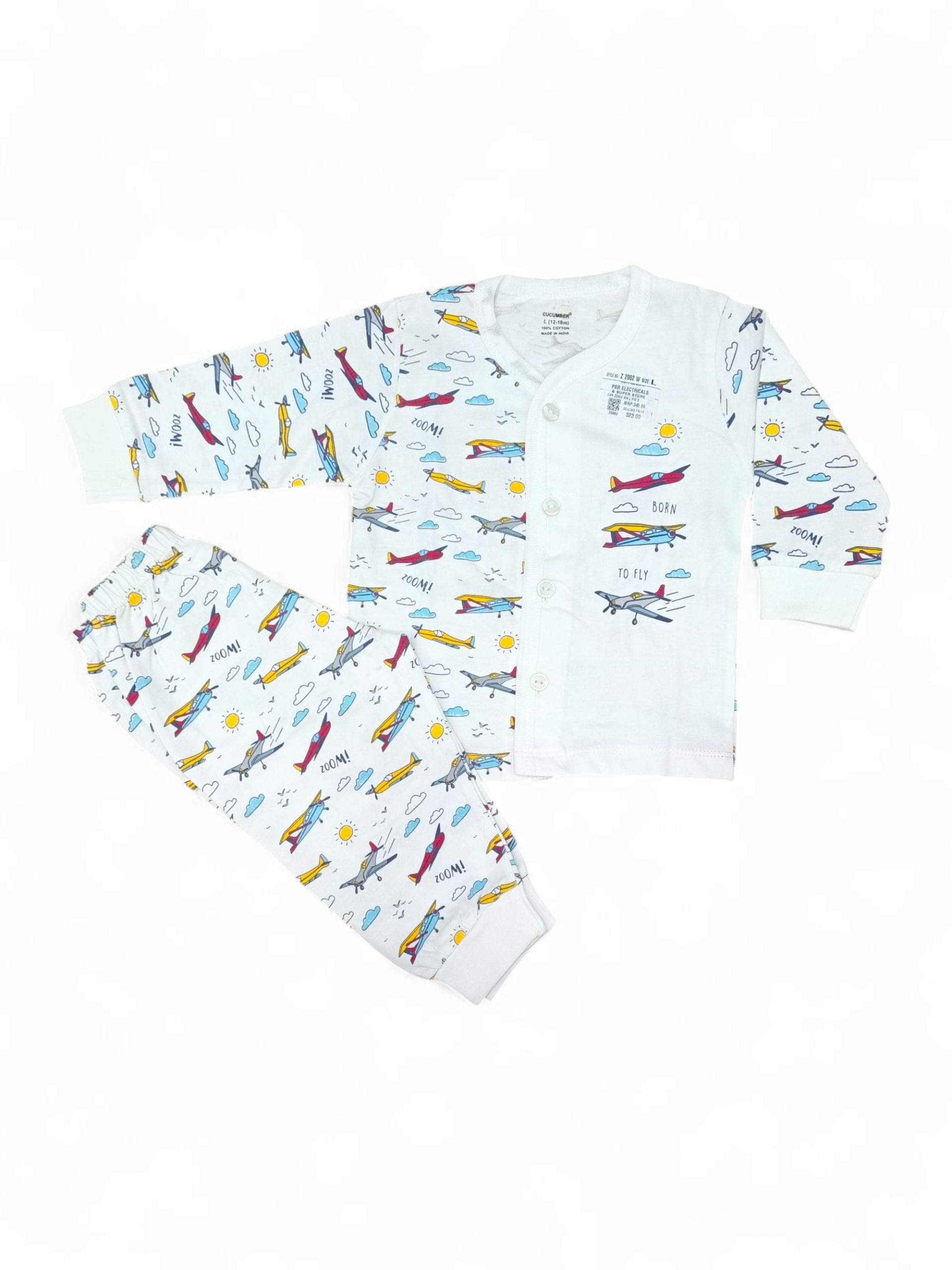 CBR Z2002 WH L F/O SUIT COLOUR 12 to 18 Months