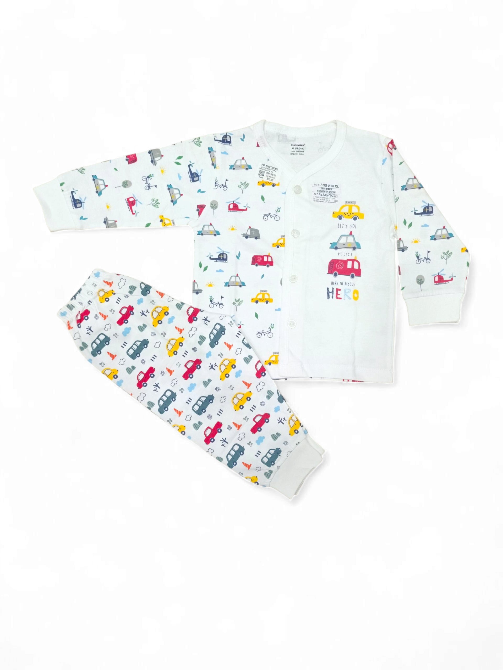 CBR Z2002 WH XL F/O SUIT COLOUR 18 to 24 Months