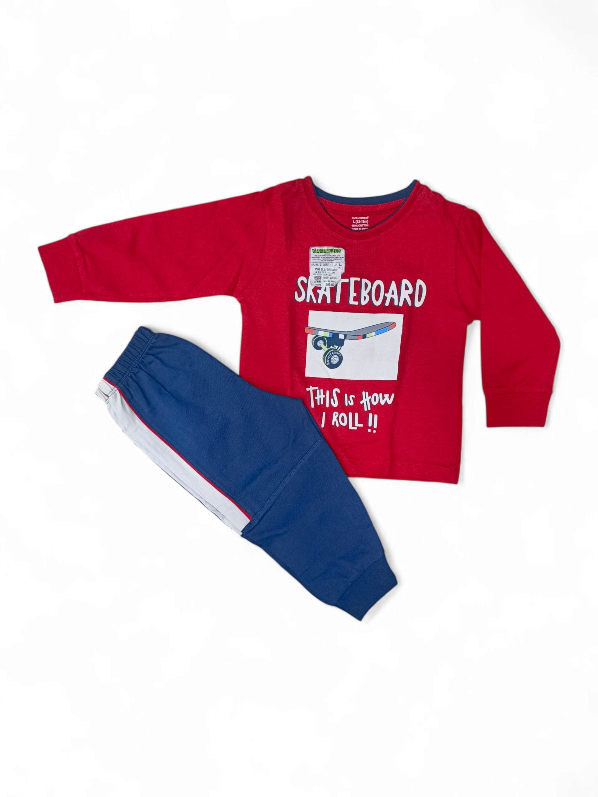 CBR Z2053 DEEP L BOYS F/S SUIT 12 to 18 Months