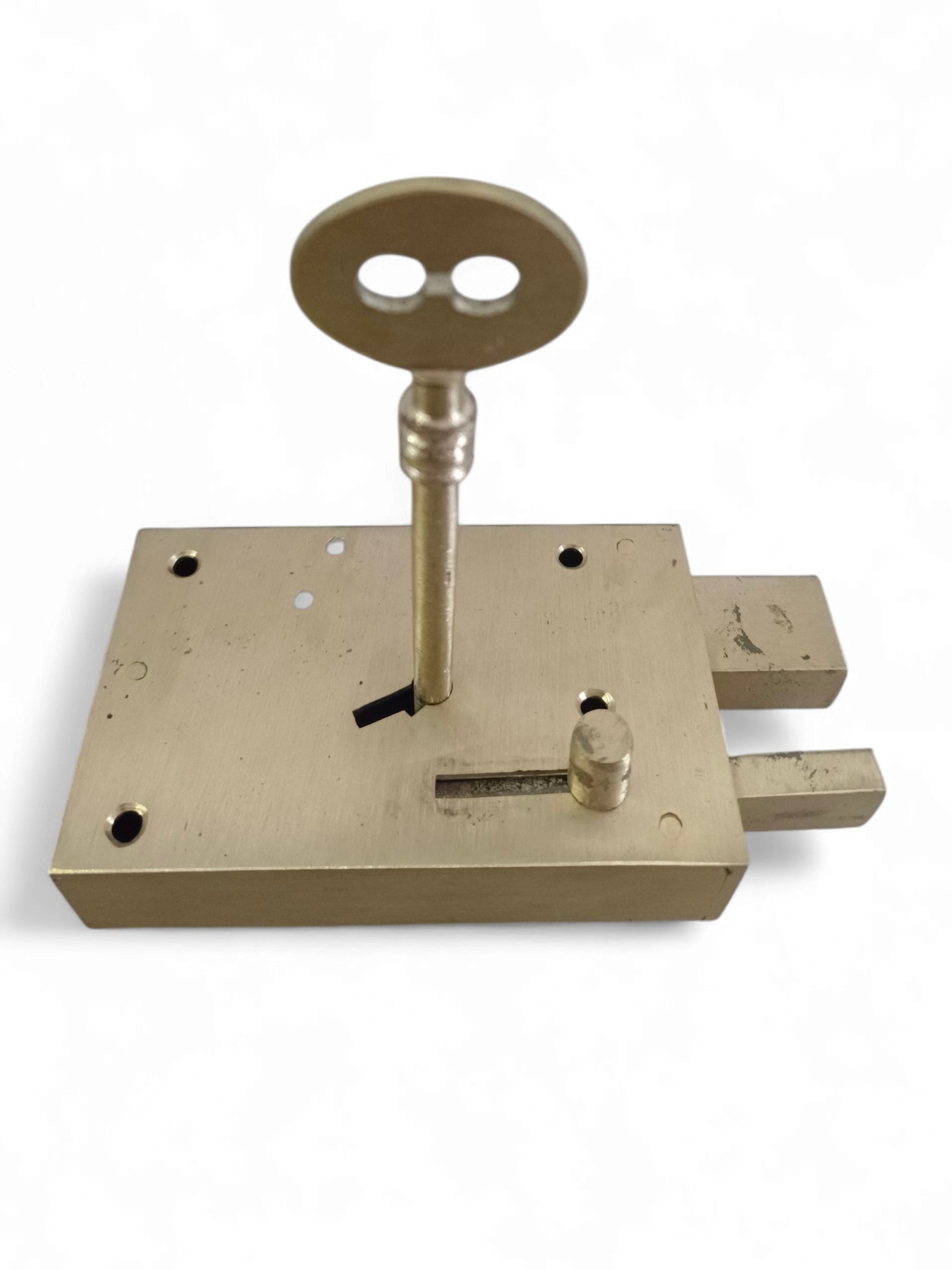 125X75 6LEVER BRASS LOCK