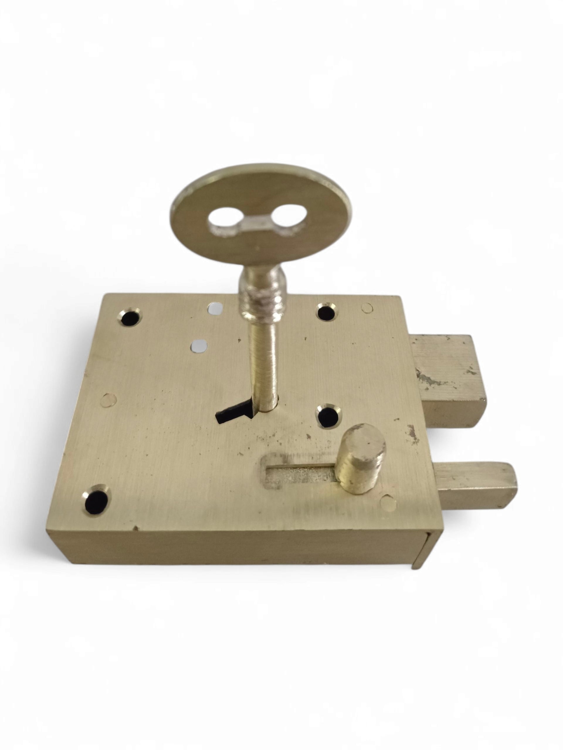 100X75 6LEVER BRASS LOCK