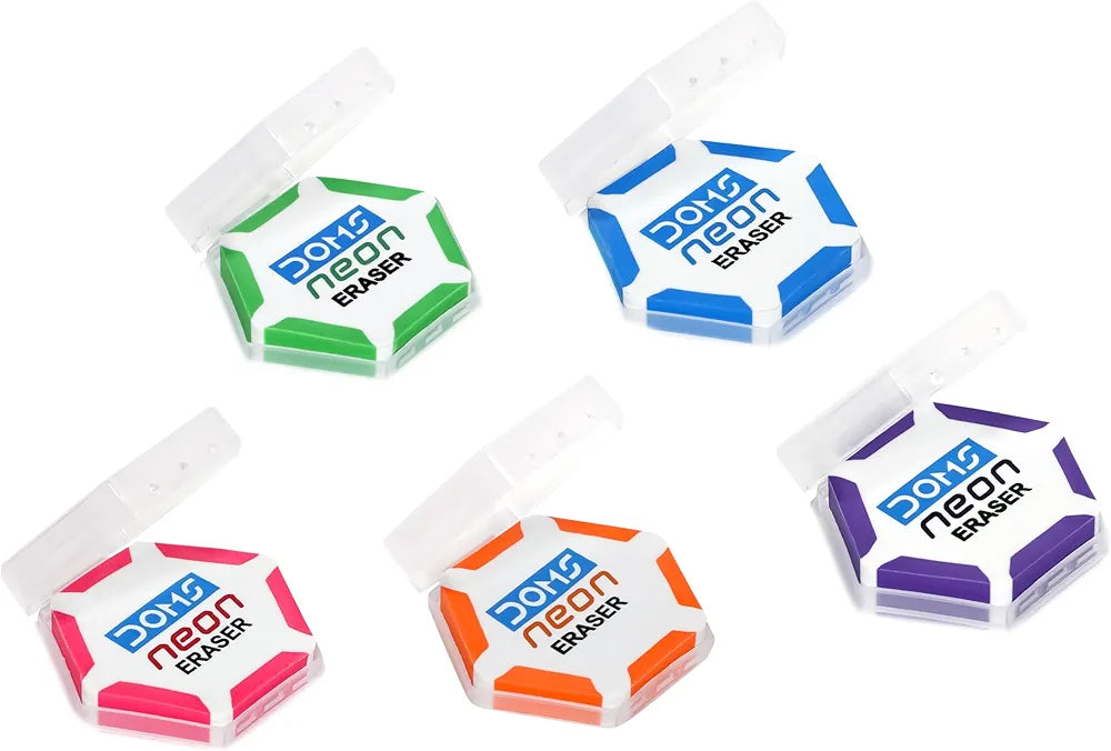 DOMS ERASER 7170 NEON DUST FREE ERASER