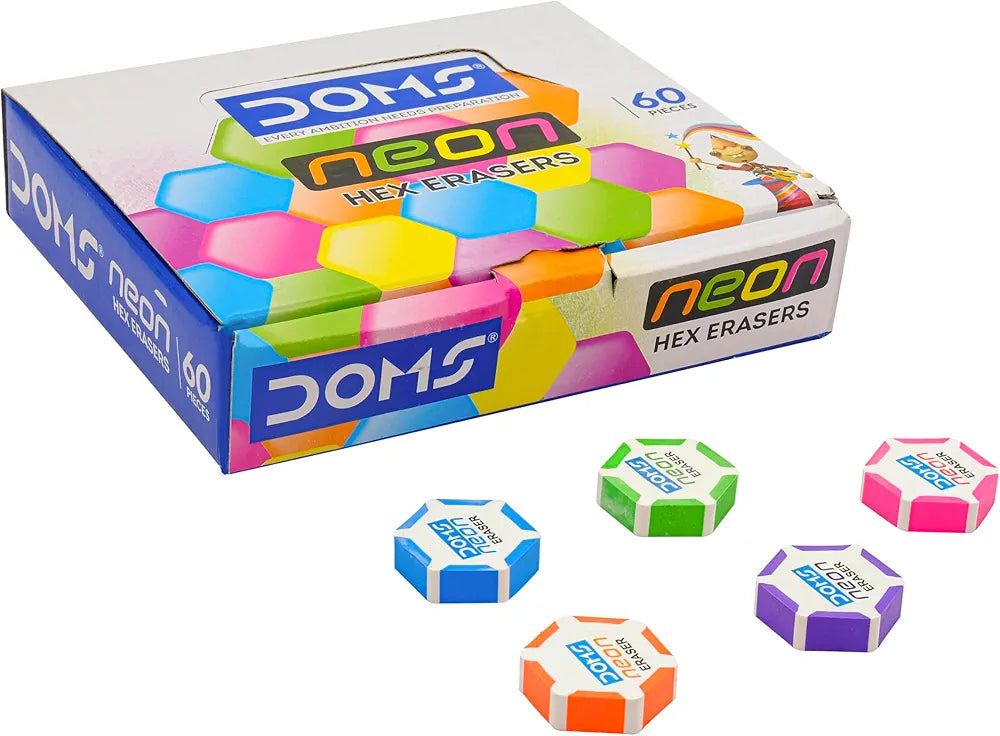 DOMS ERASER 7170 NEON DUST FREE ERASER