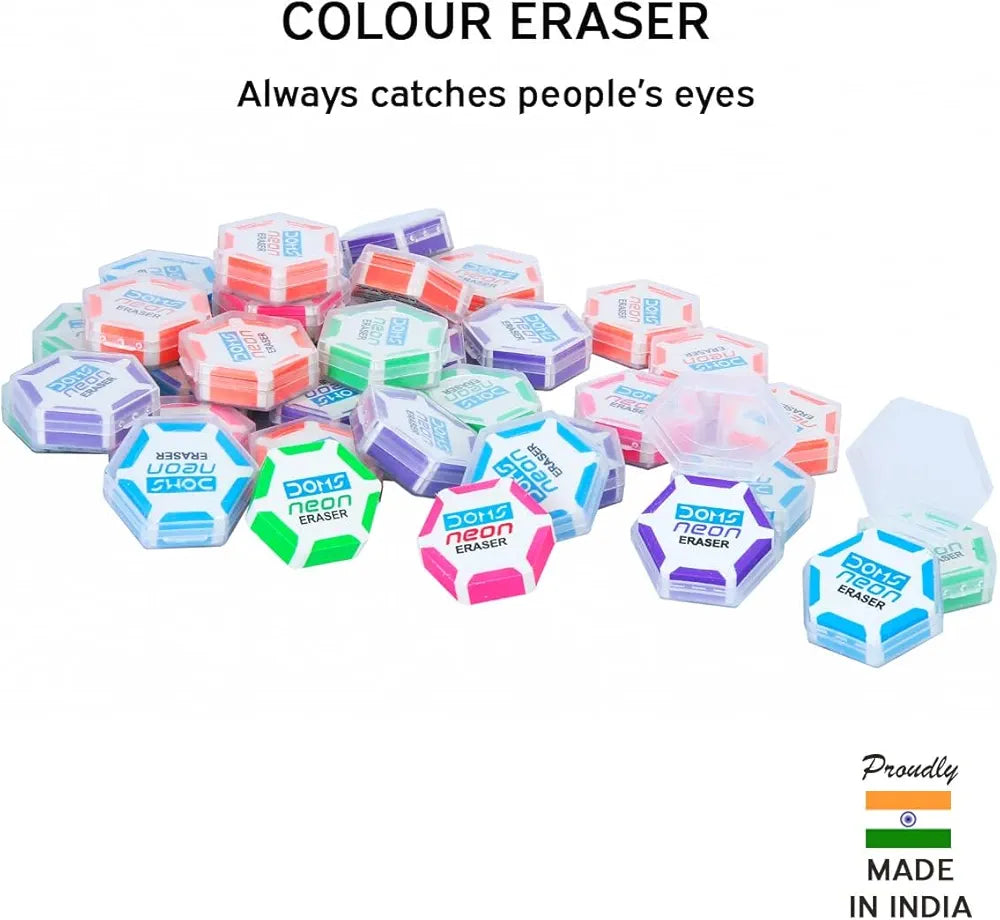 DOMS ERASER 7170 NEON DUST FREE ERASER