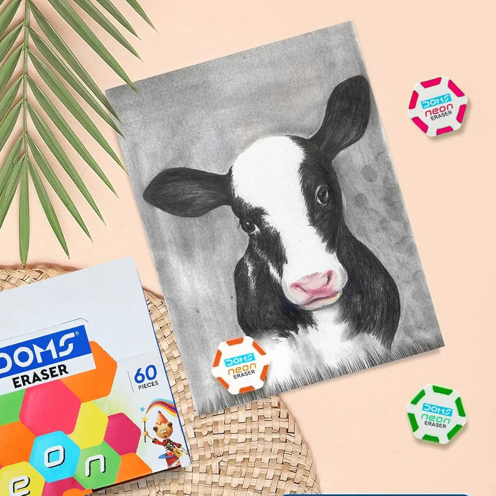 DOMS ERASER 7170 NEON DUST FREE ERASER