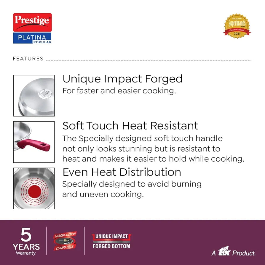 PG 36880 SS PLATINA POP FRYPAN 260MM