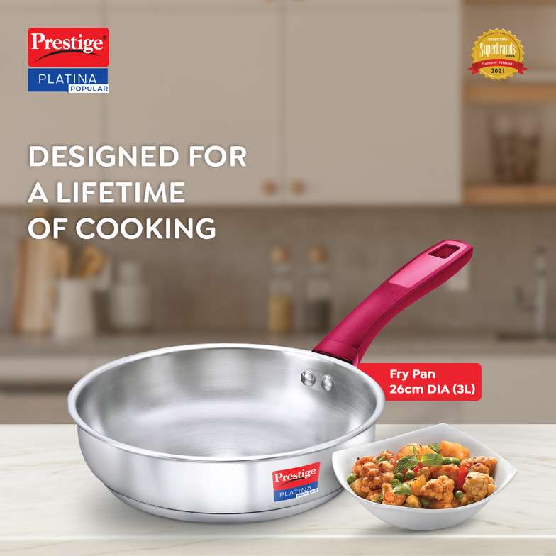 PG 36880 SS PLATINA POP FRYPAN 260MM