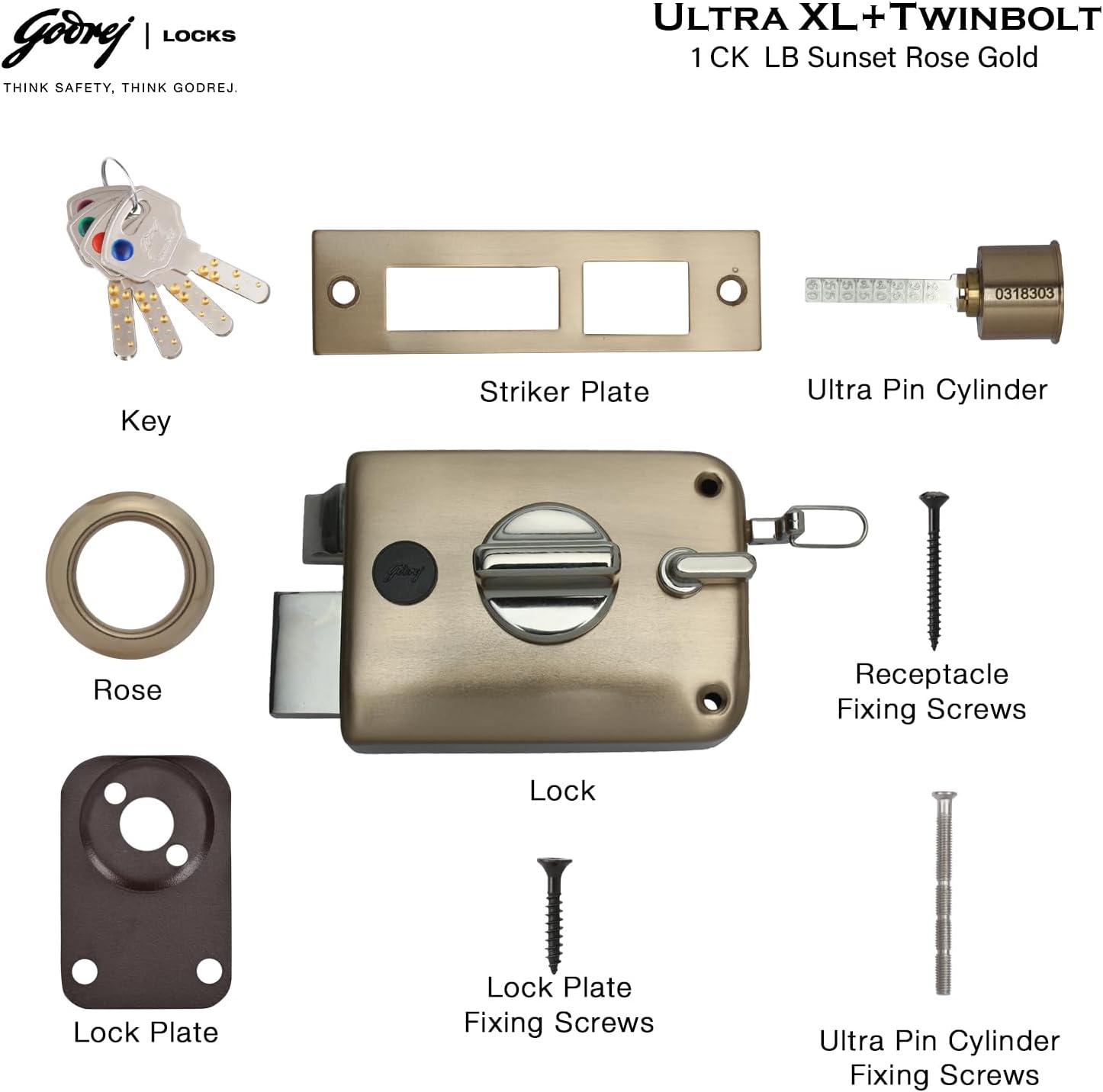 GDJ 6083 ULTRA DOOR LOCK AB