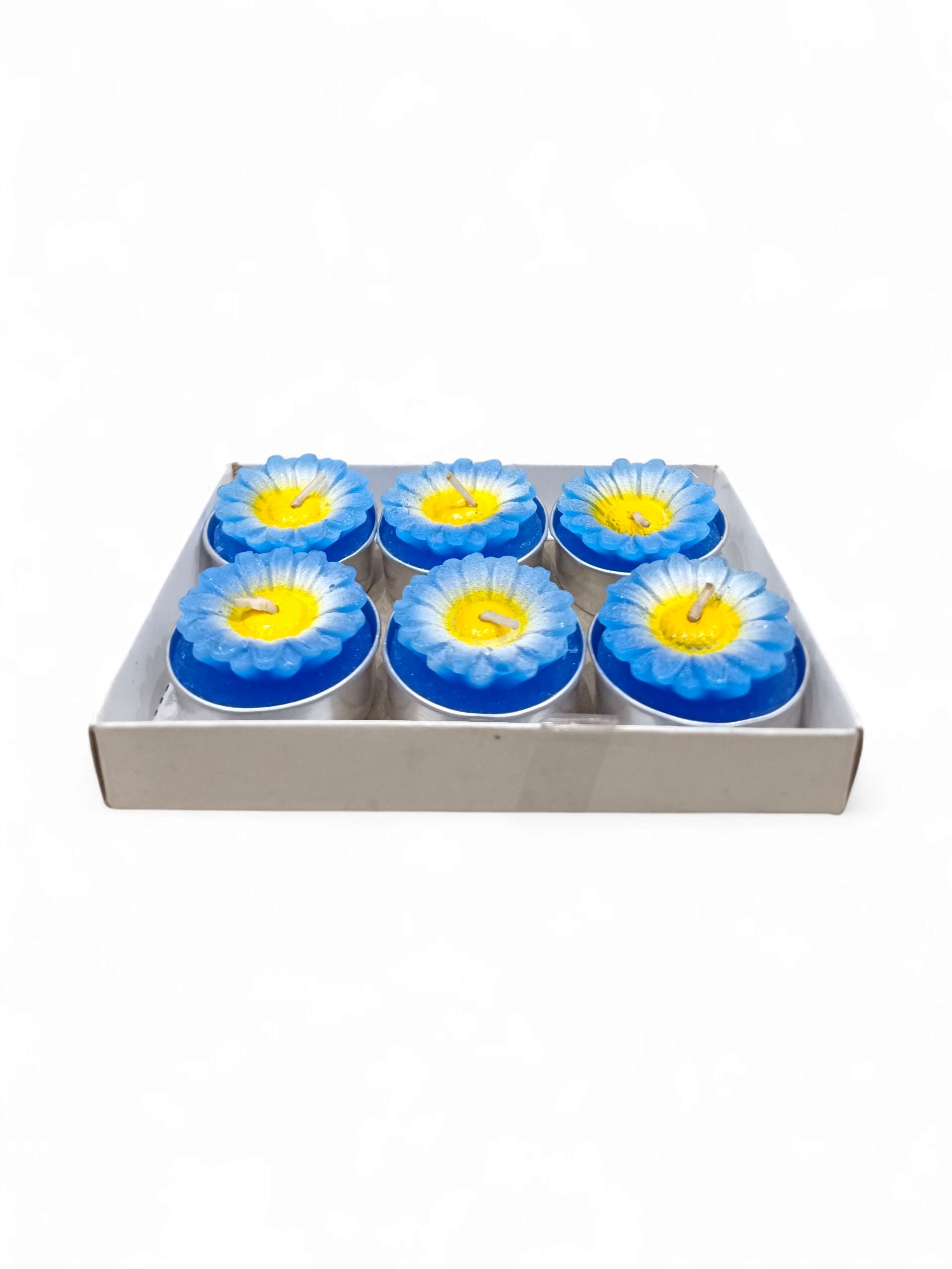 6PCS FLOWER CANDLE