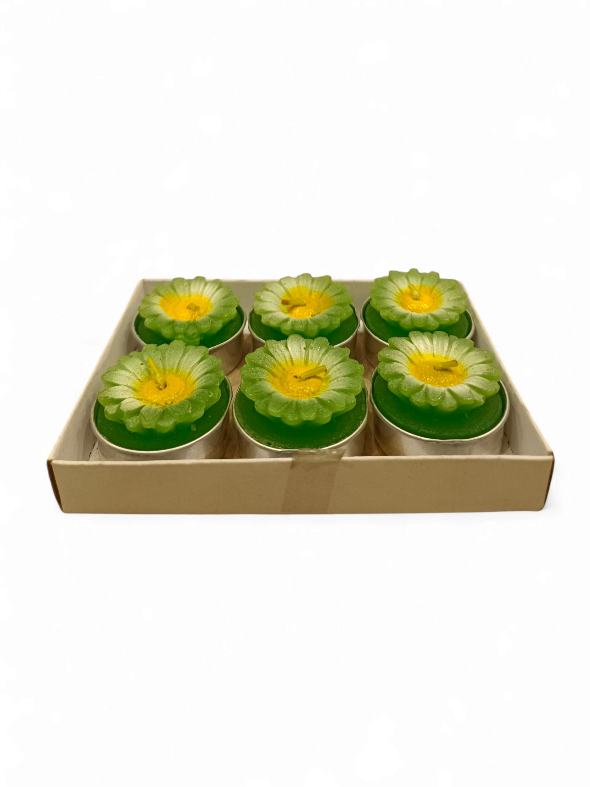 6PCS FLOWER CANDLE