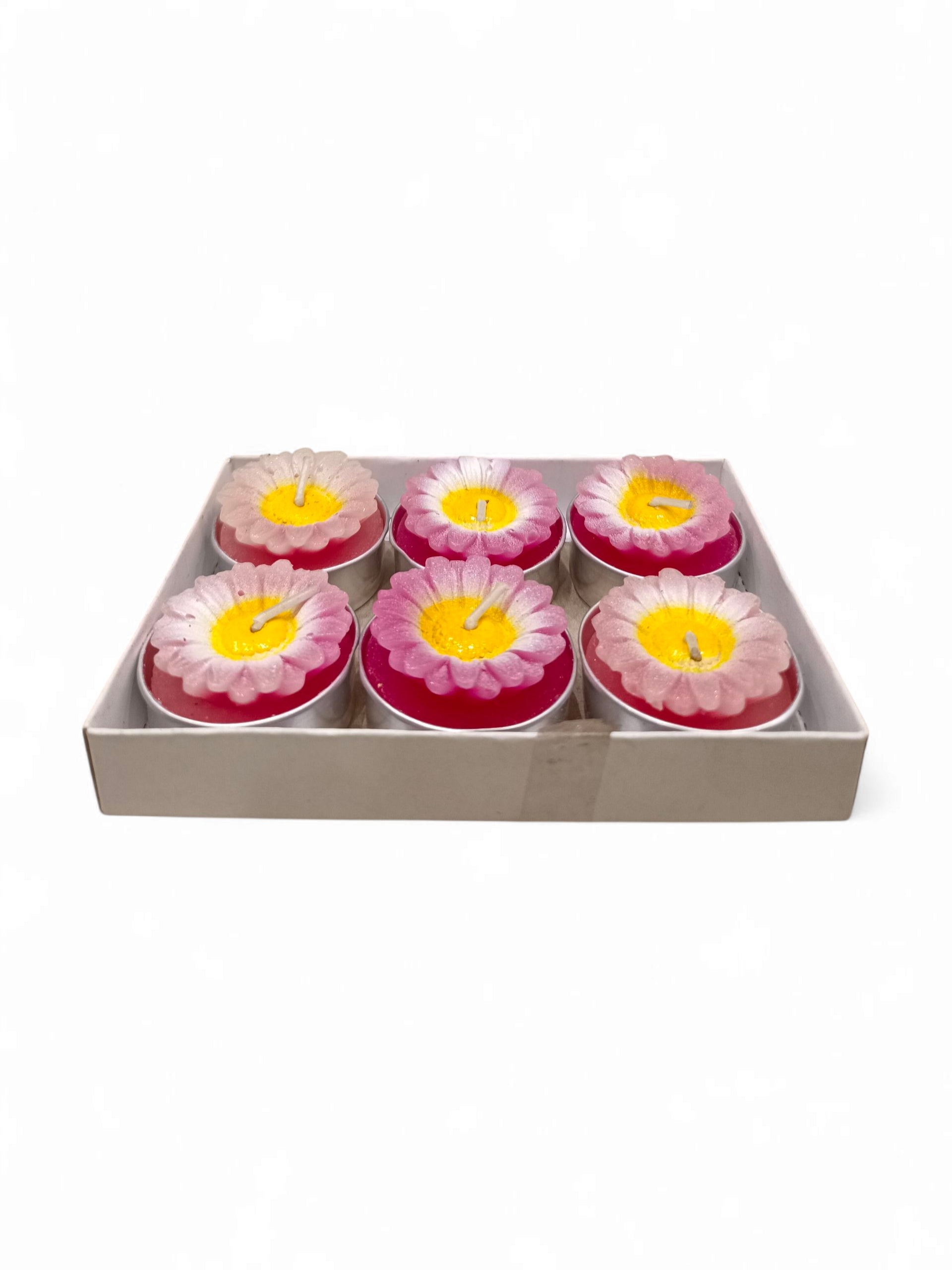 6PCS FLOWER CANDLE