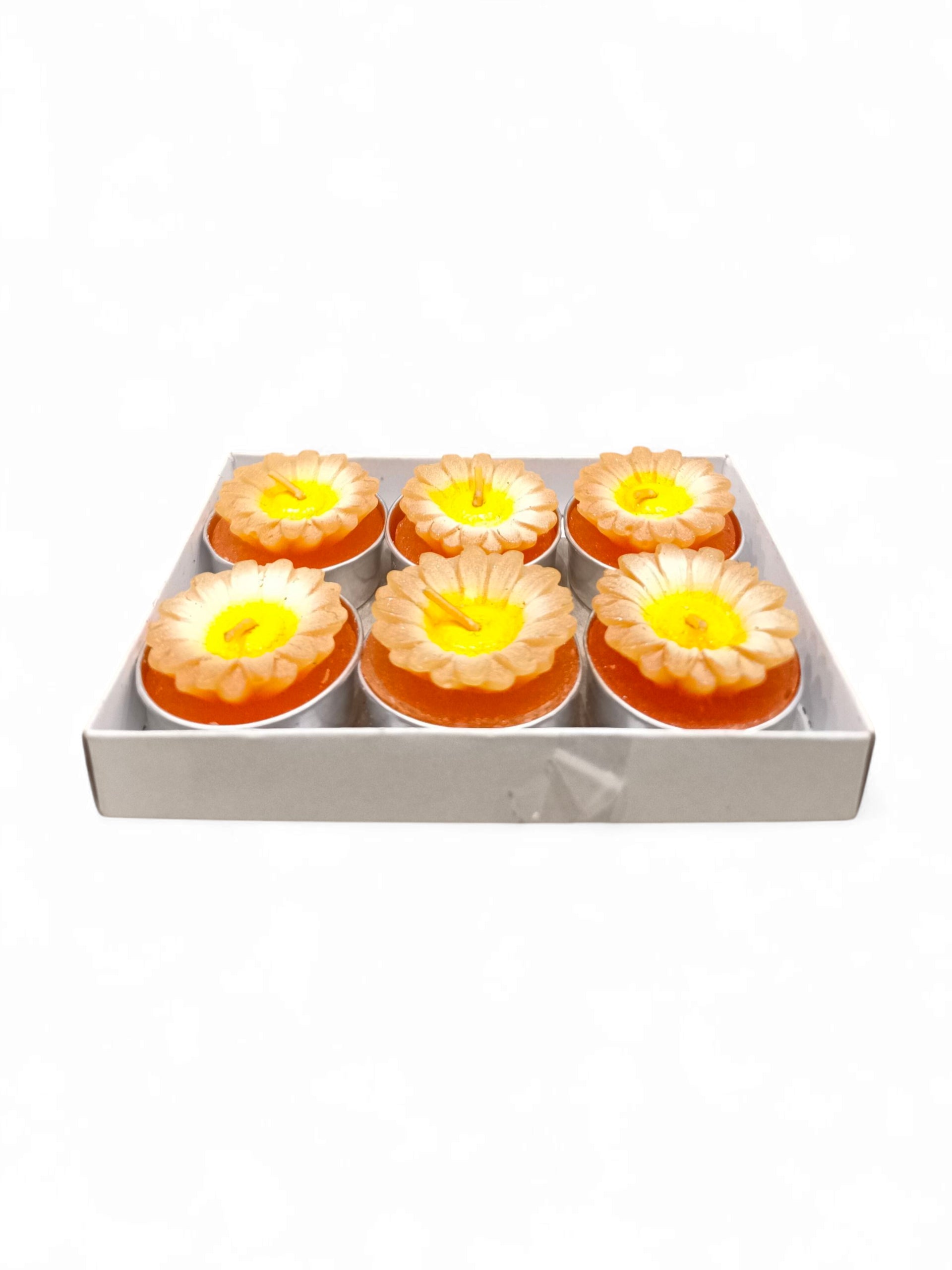 6PCS FLOWER CANDLE