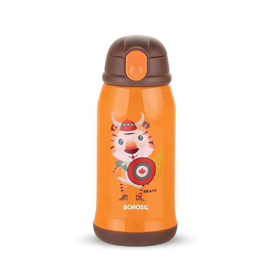 BRSL KBT500ORG 500ML TIGRY KIDS WBOTTLE