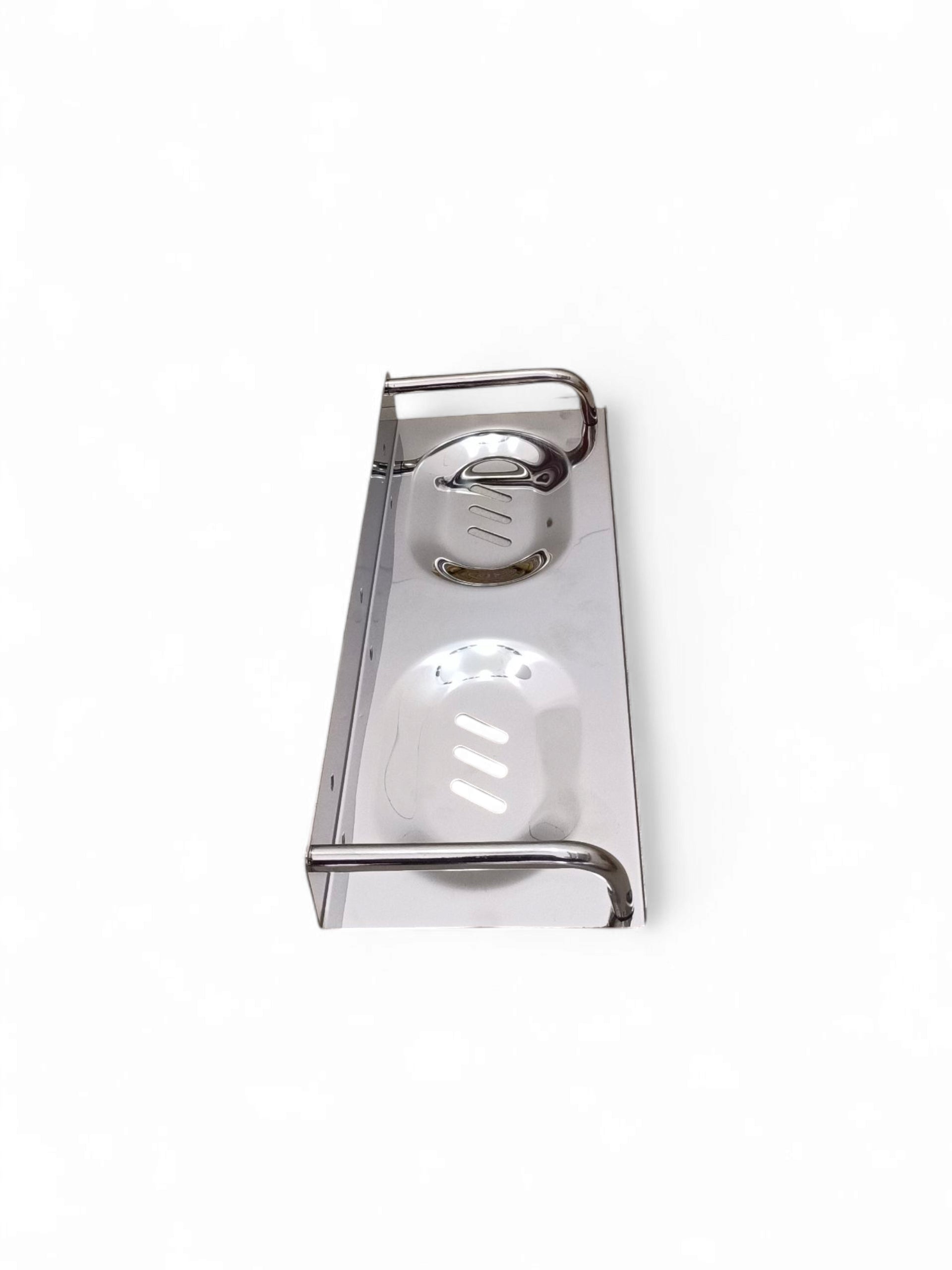 SH SS DOUBLE SOAP DISH