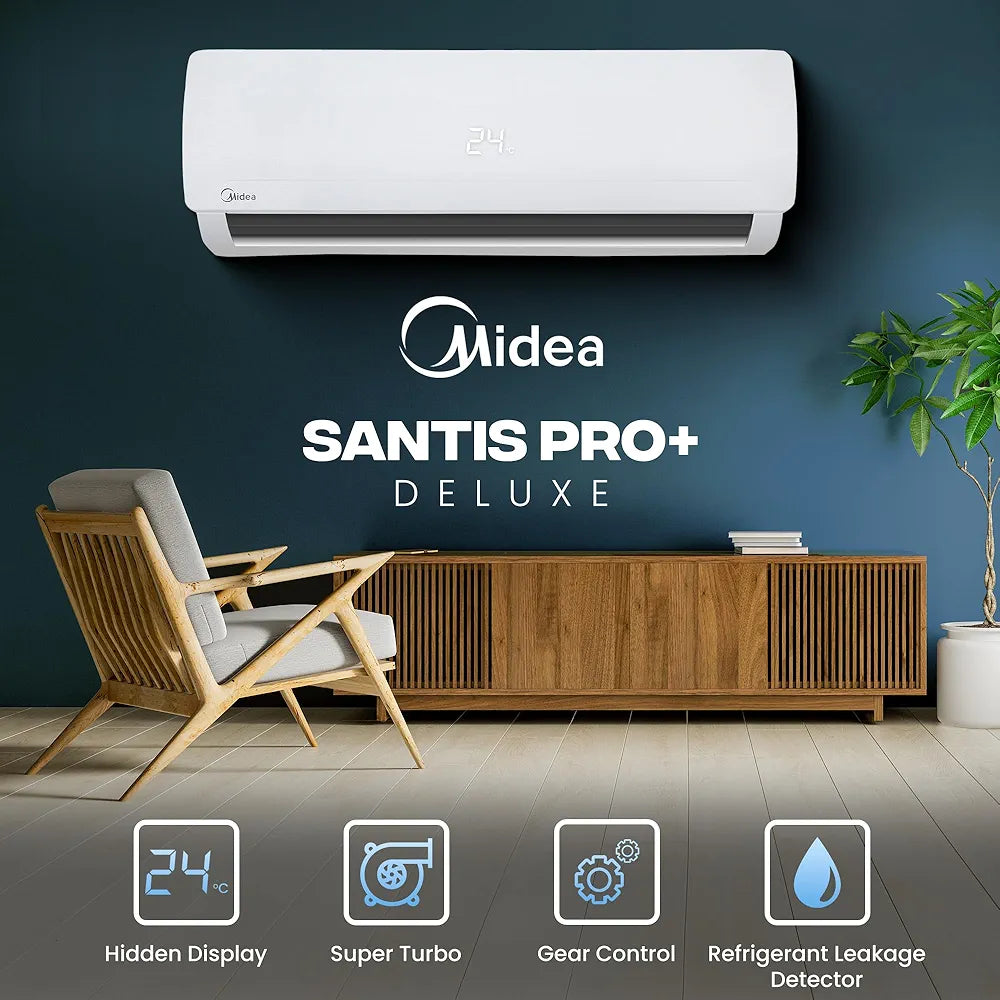 CARRIER AC 1.5TON 3STAR MIDEA SANTIS PRO+ DELUX