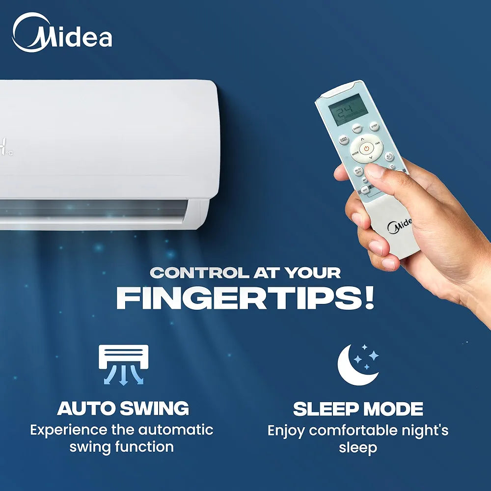 CARRIER AC 1.5TON 3STAR MIDEA SANTIS PRO+ DELUX
