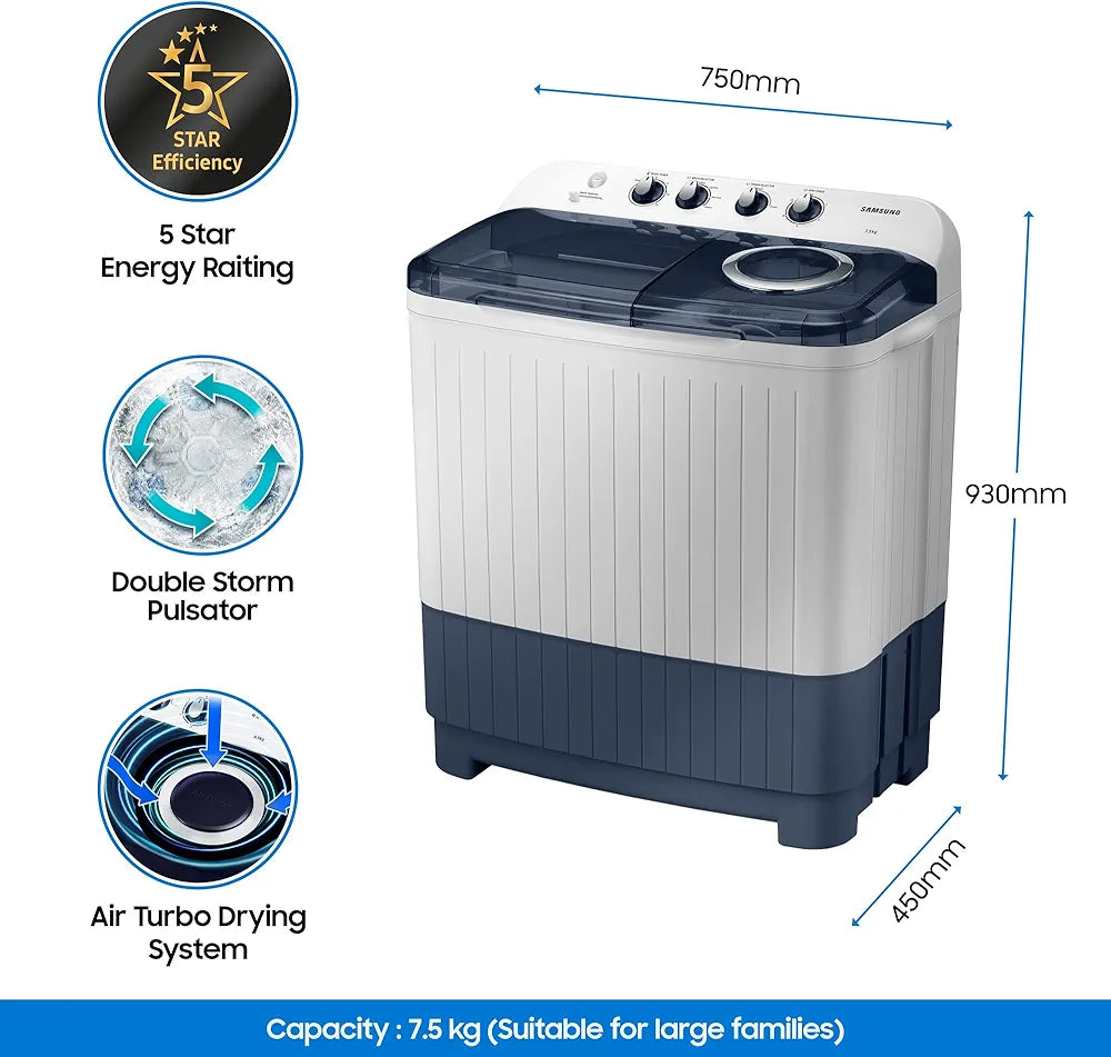 SAMSUNG W/M -WT75M3200LL SEMI AUTO