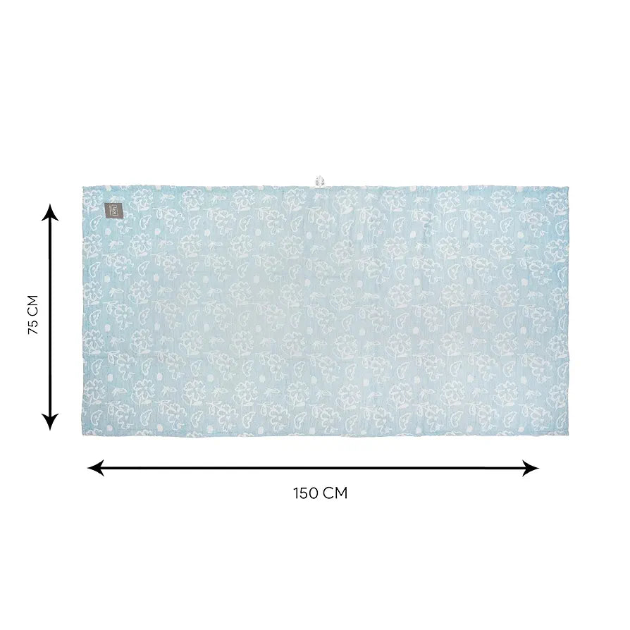 DT BANANA PGR JACQUARD FLORAL BATH TOWEL 75X150CM