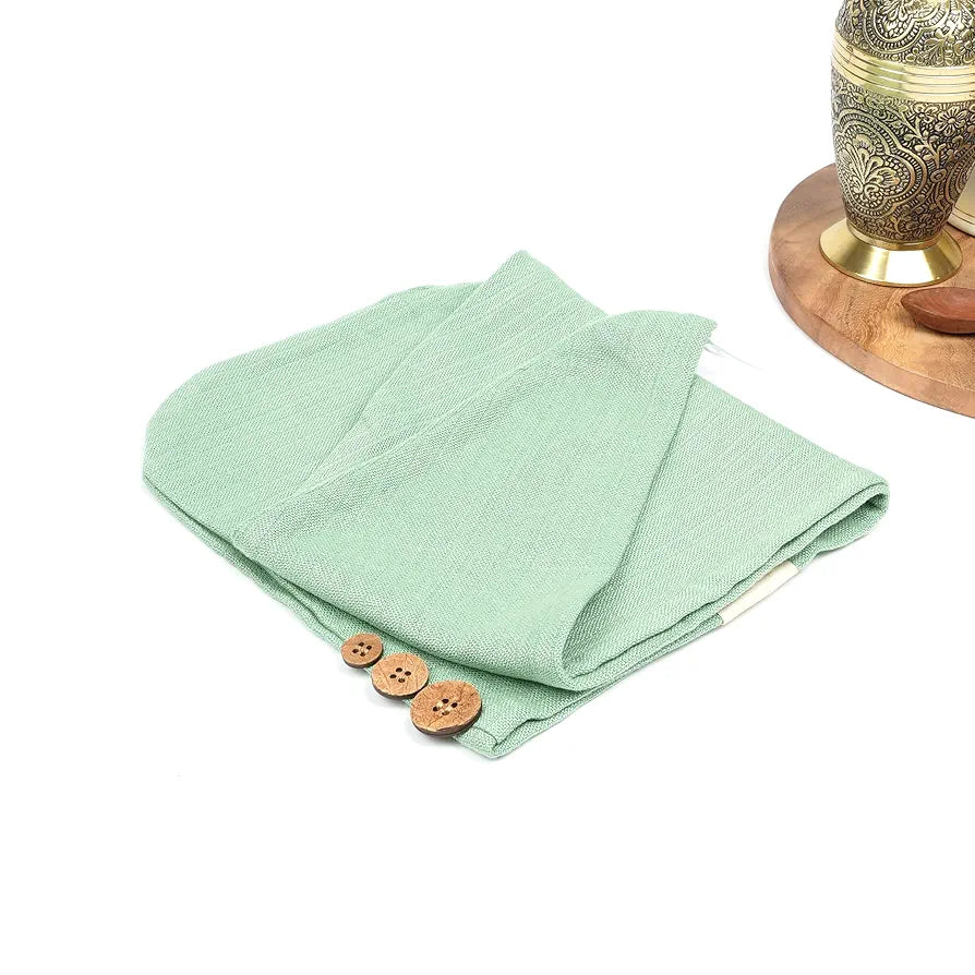 DT BANANA BRN DOUBLE CLOTH HAIR TOWEL 25X65X5CM