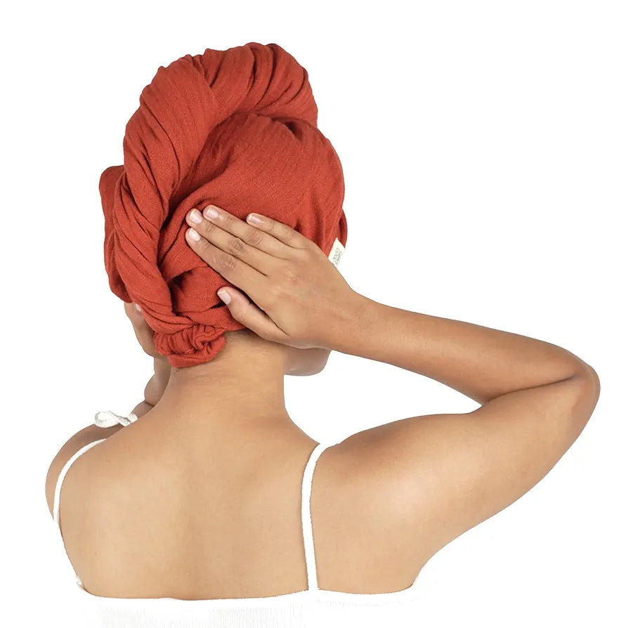 DT BANANA DTEAL DOUBLE CLOTH HAIR TOWEL 25X65X5CM