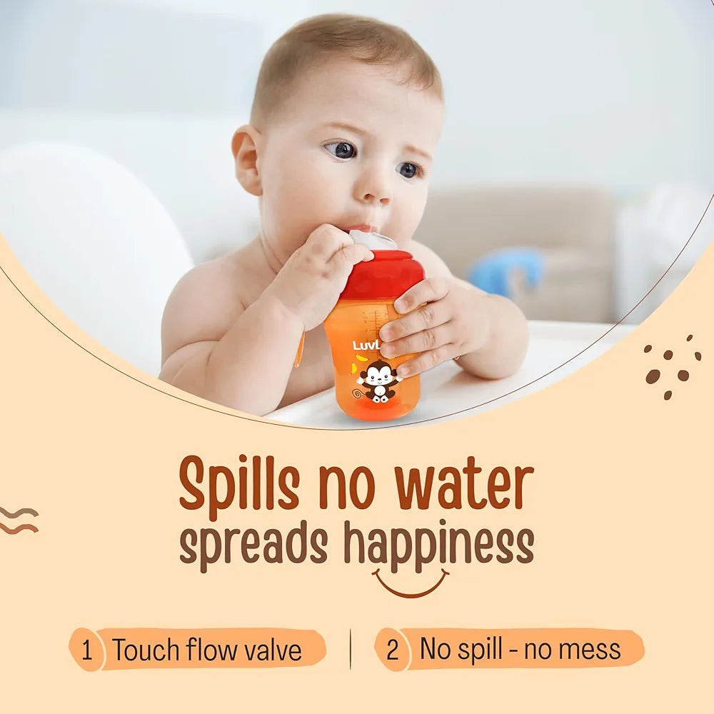 AT 2IN1 150ML SIPPER ORNG