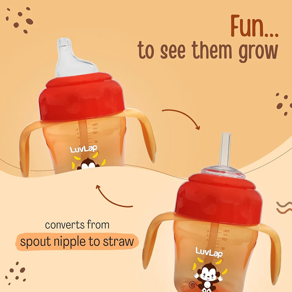 AT 2IN1 150ML SIPPER ORNG