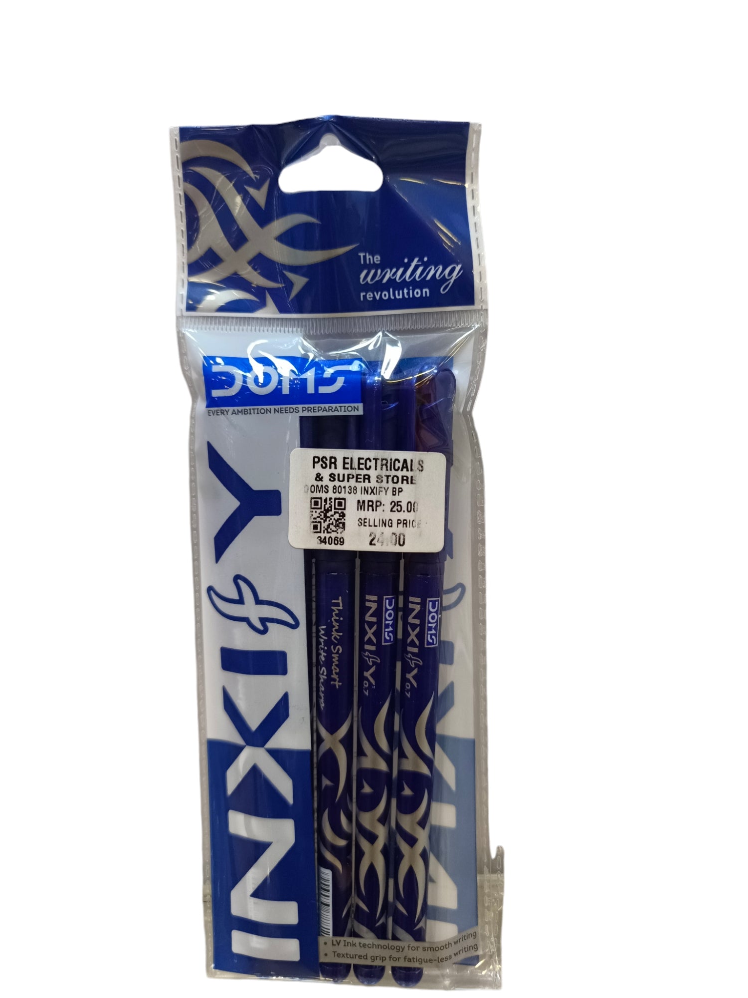DOMS 80138 INXIFY BP BL POUCH