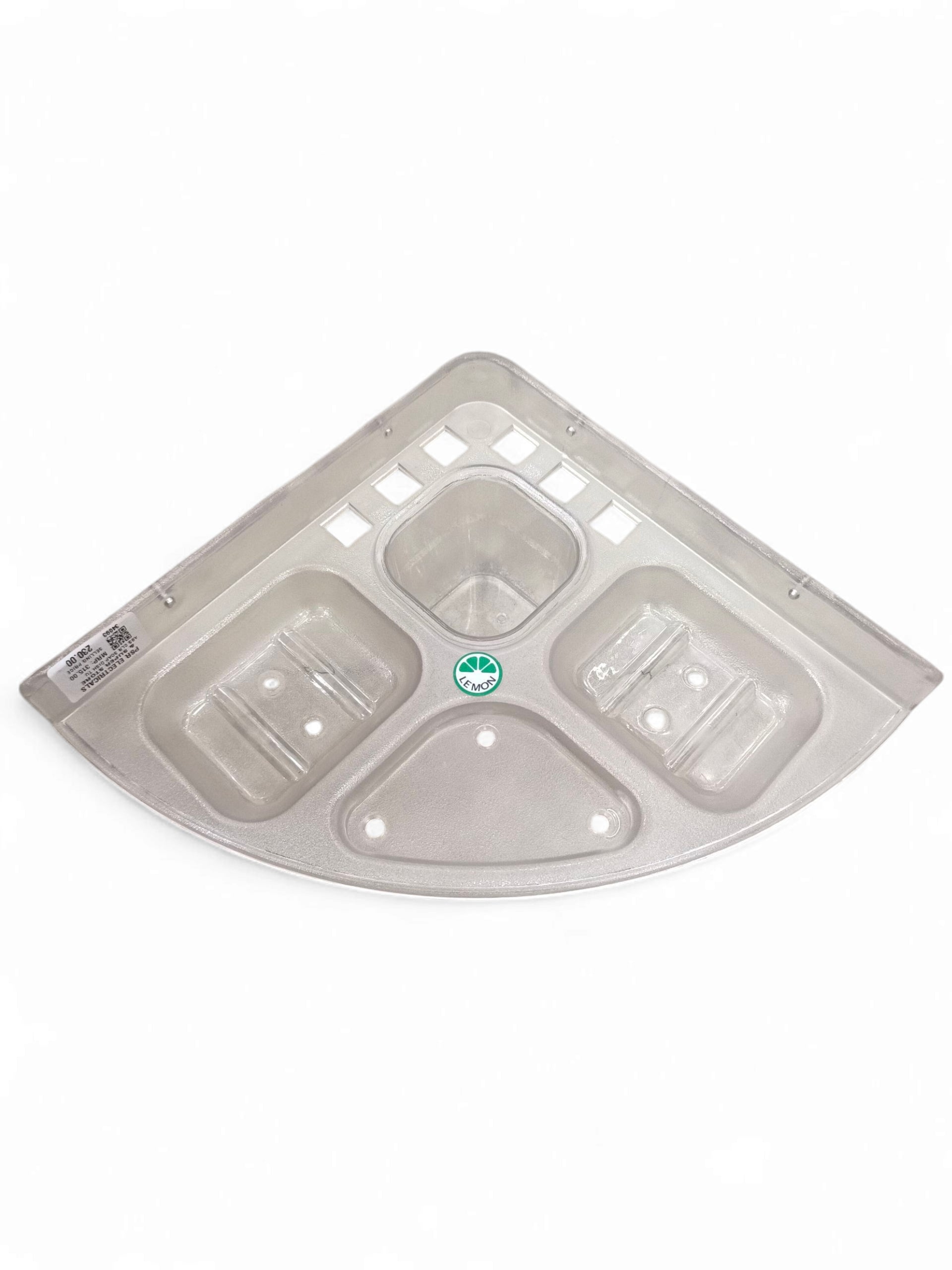 ABS CLR SOAP DISH TUMBLER 5IN1