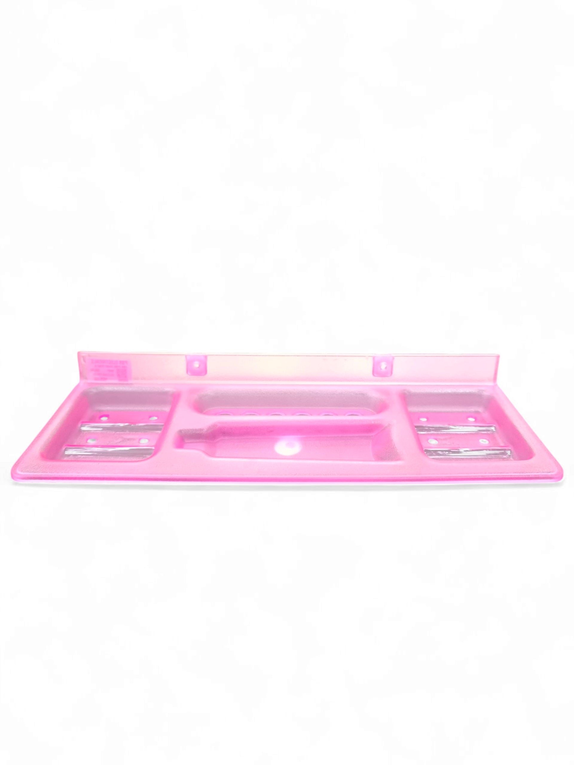 ABS PINK SOAP DISH 4IN1