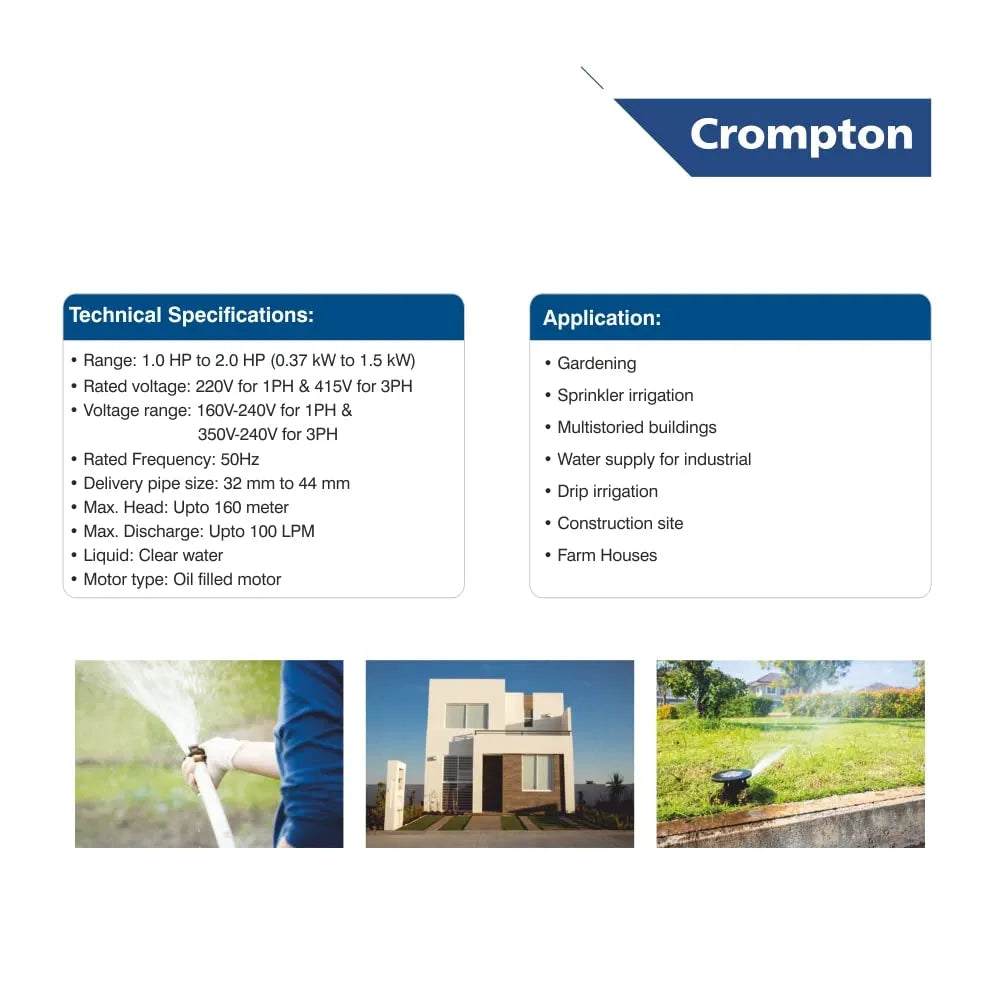 CRO MOTOR 1HP 4W7BU1EU V4-32 ULTIMA SUB PUMP