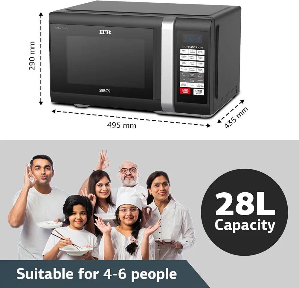 IFB M/OVEN 28BC5 CONVECTION W GRILL KIT 28L