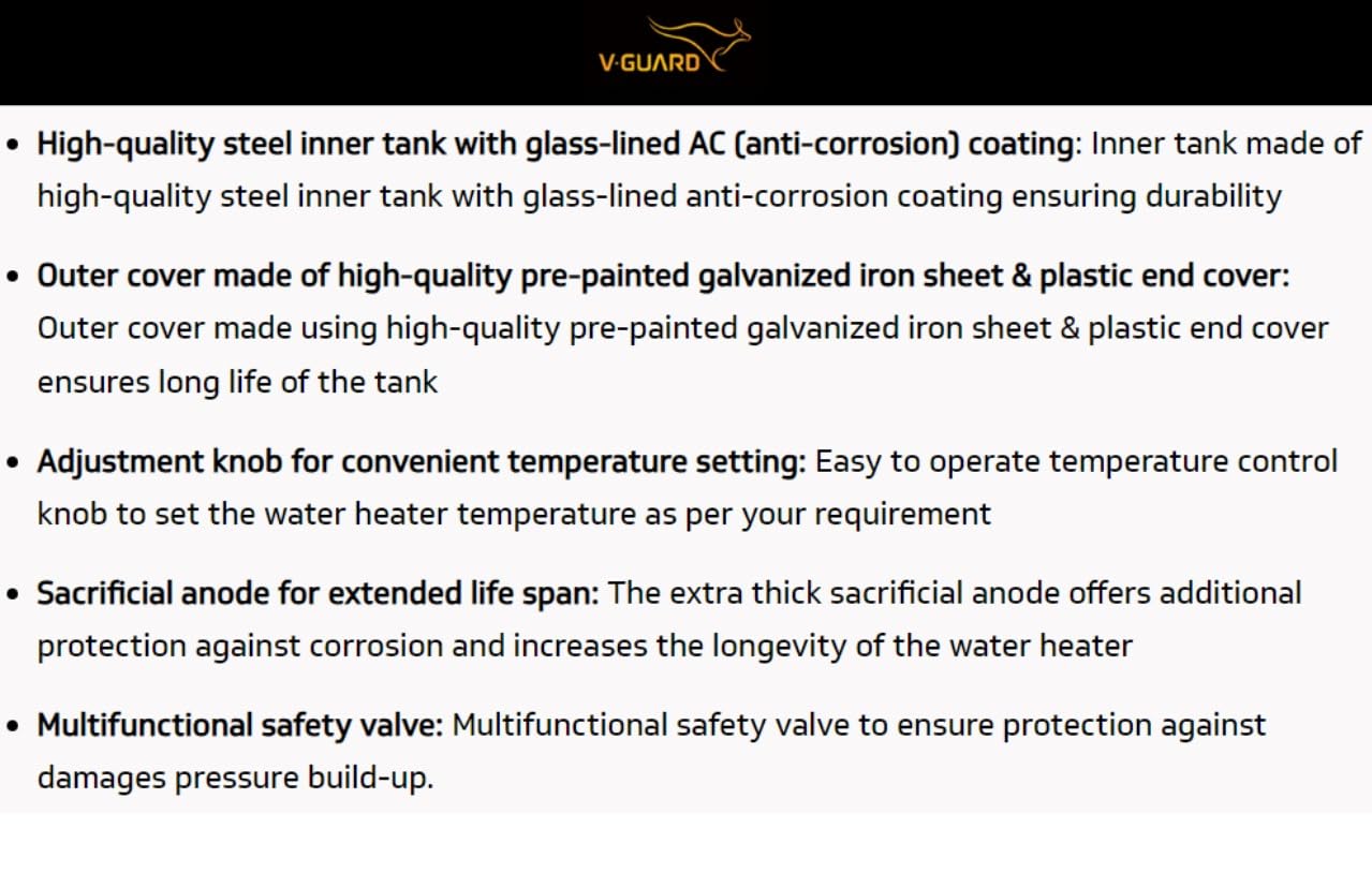 V-GUARD 10L W-H -EC PRO