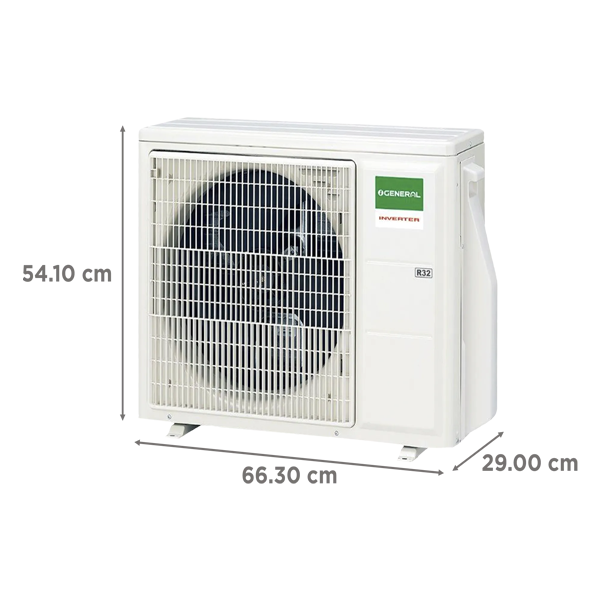 OGENERAL AC 1.0TON INV 3STAR ASGG12CPAA-B