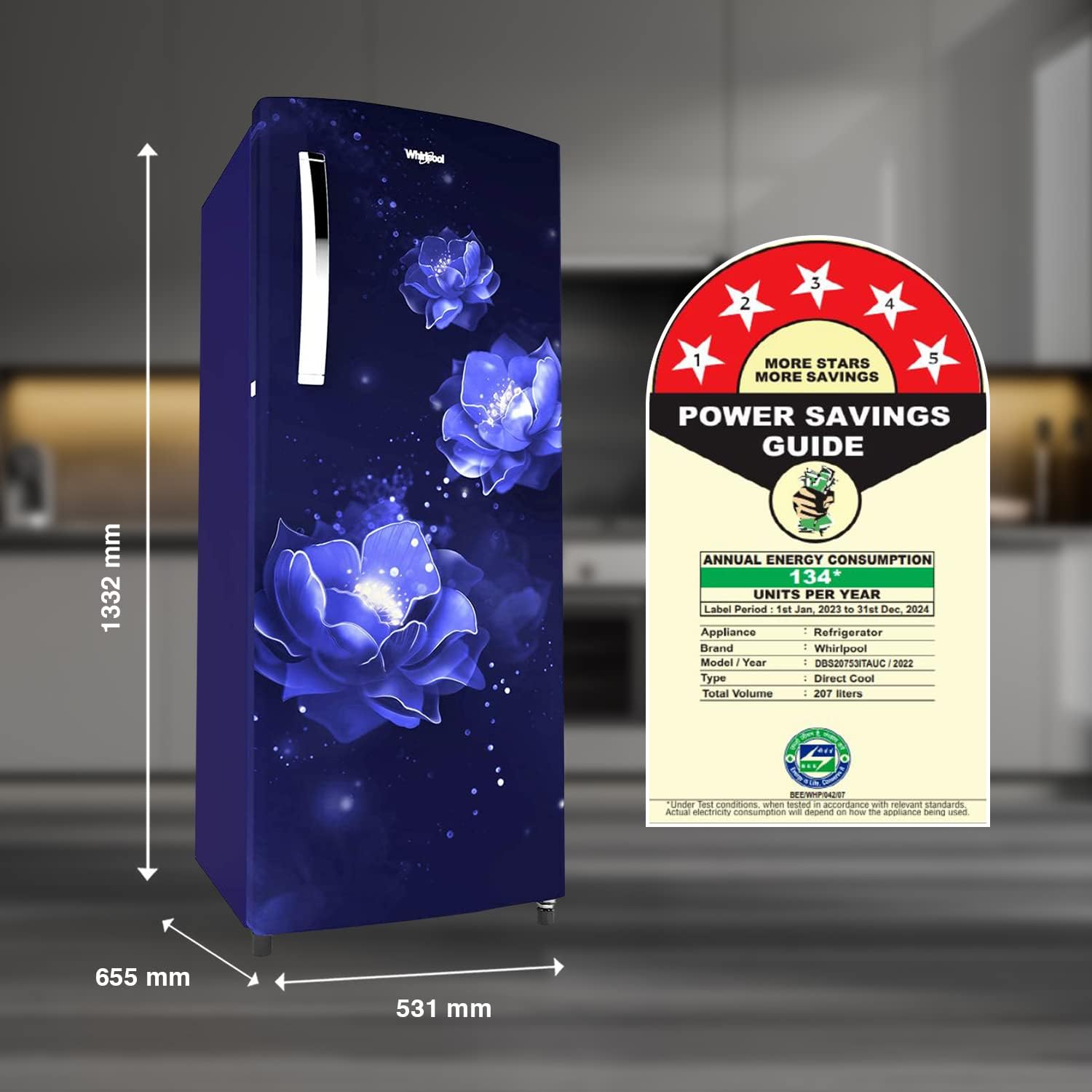 WPL FRIDGE -72952 230L IMPRO ROY SPEONY