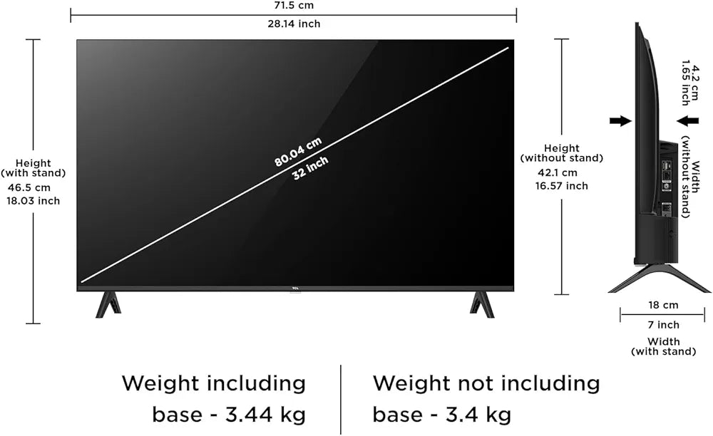 TCL TV 32S5500AF FHD