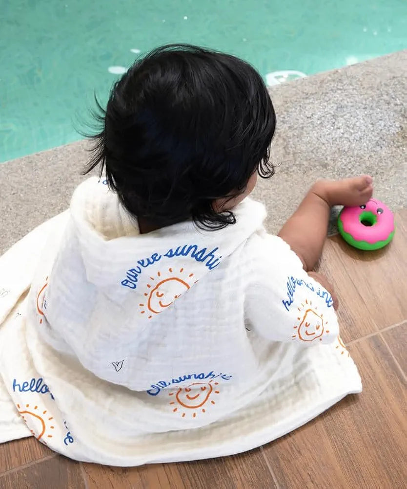 DT BAMBOO 4 LAYER BABY TOWEL 75X75CM
