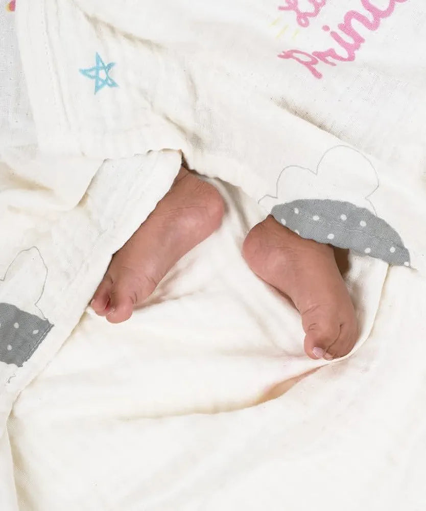 DT BAMBOO 4 LAYER BABY TOWEL 75X75CM