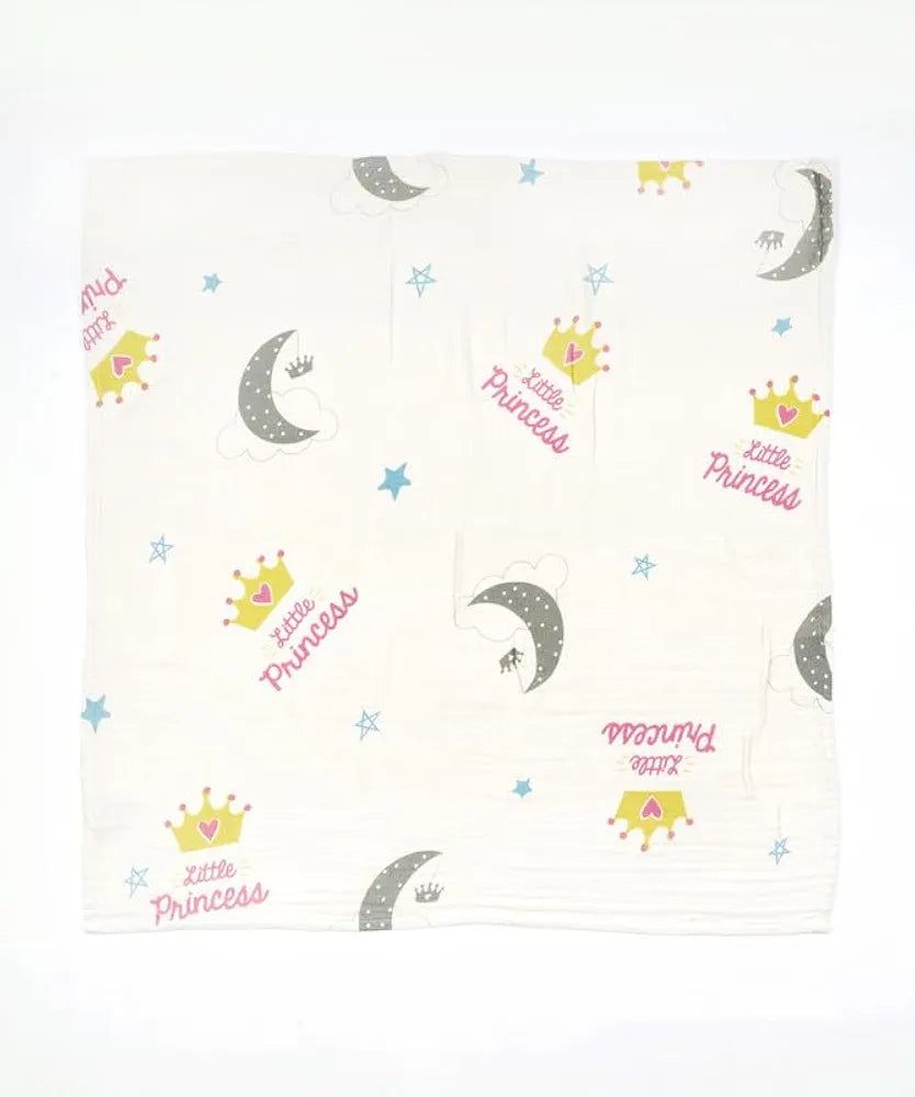 DT BAMBOO 4 LAYER BABY TOWEL 75X75CM