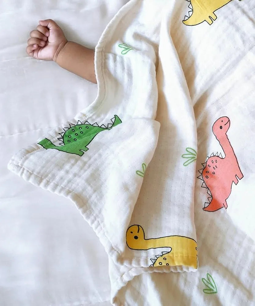 DT BAMBOO 4 LAYER BABY TOWEL 75X75CM