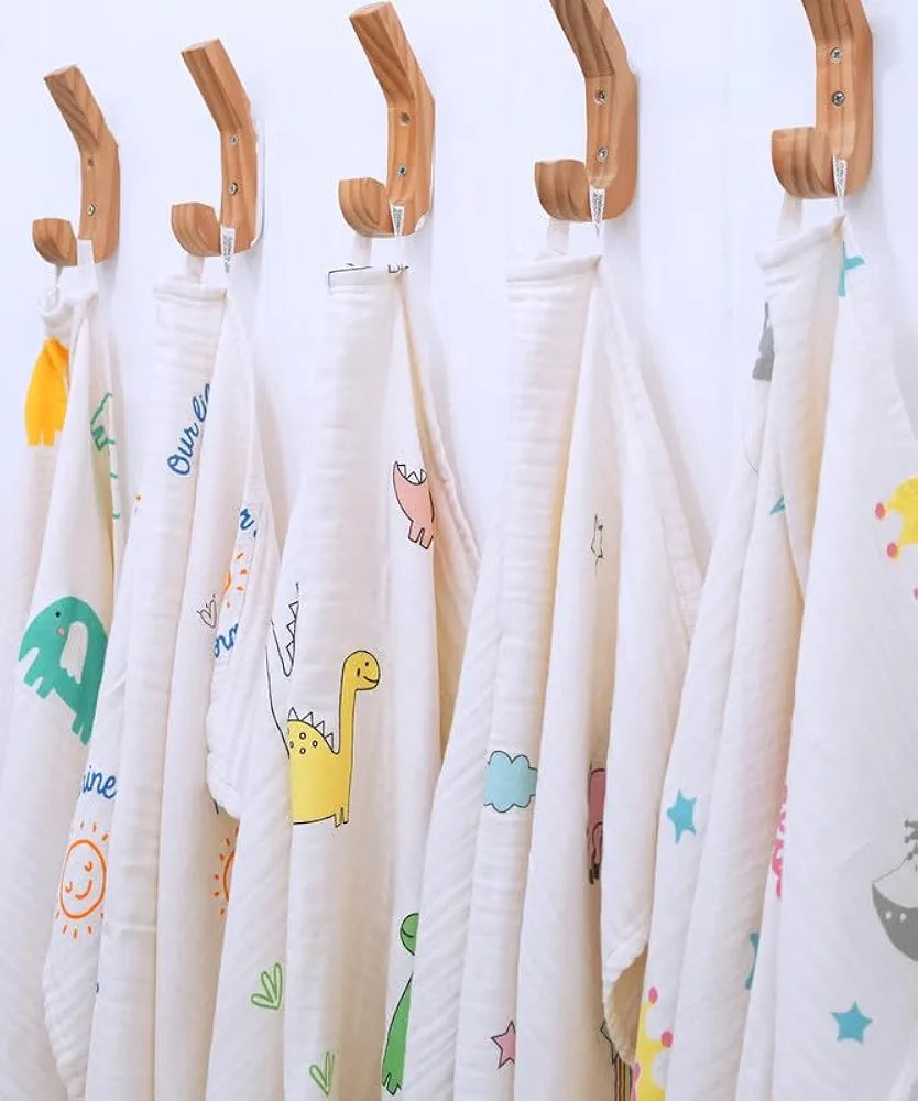 DT BAMBOO 4 LAYER BABY TOWEL 75X75CM