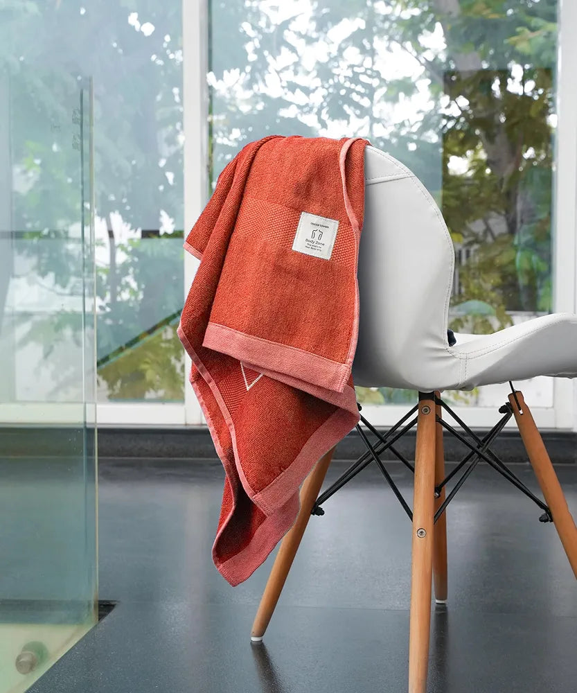 DT BANANA TERRY ORNG BATH TOWEL60X120CM